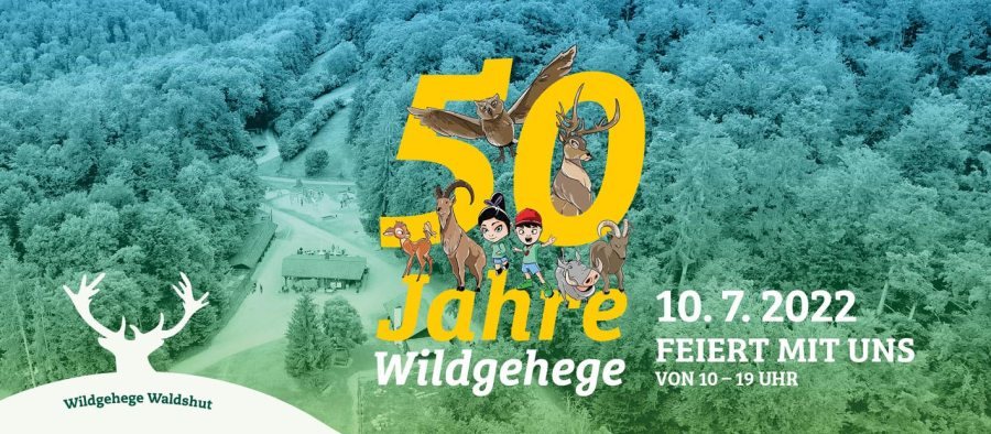 50 Jahre Wildgehege Waldshut – Fest am 10. Juli 2022